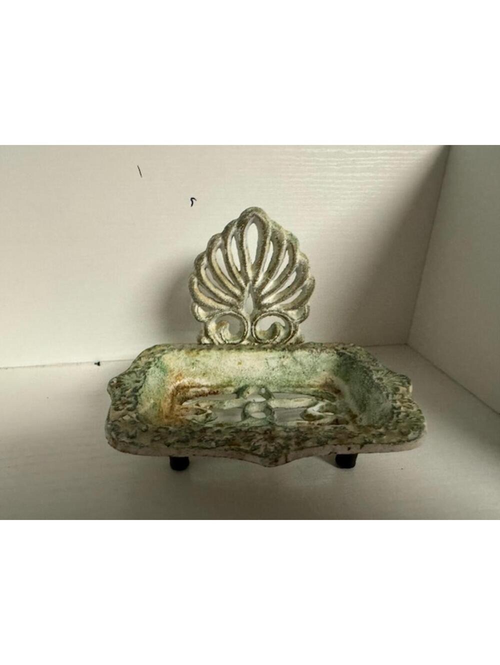 Vintage Decorative Cast Iron Soap Dish Holder